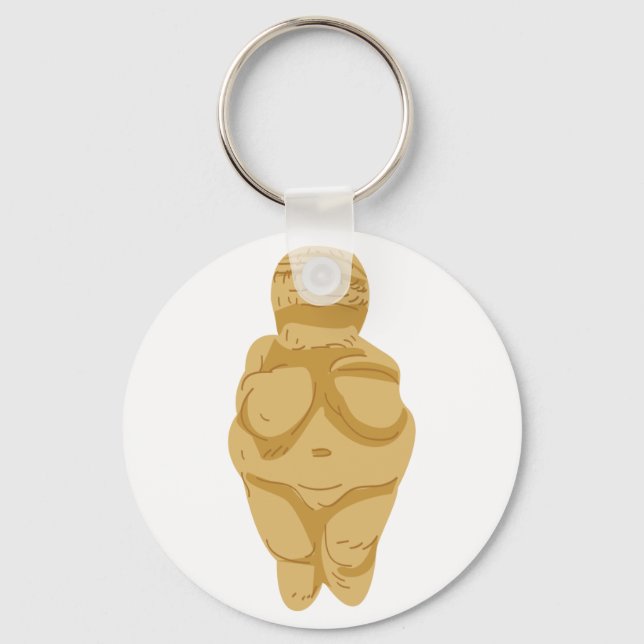 Venus of Willendorf Keychain (Front)