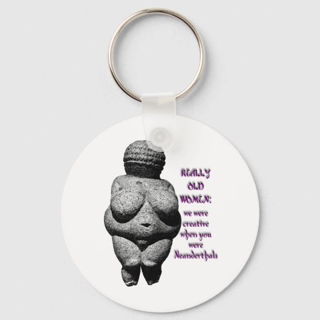 Venus of Willendorf Keychain (Front)