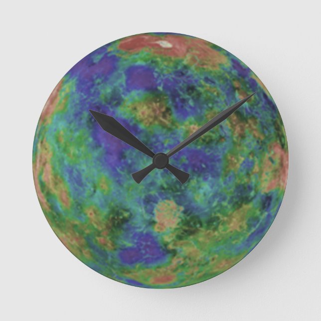 Venus planet round clock (Front)