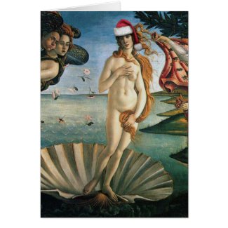 Venus Santa Greeting Card