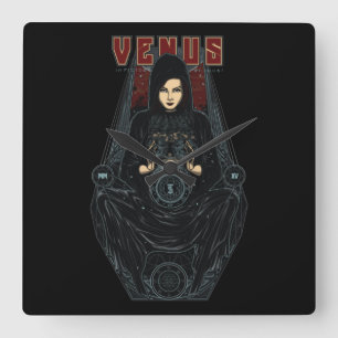 Venus Square Wall Clock