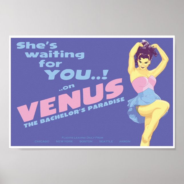 VENUS, The Bachelor's Paradise Poster (Front)