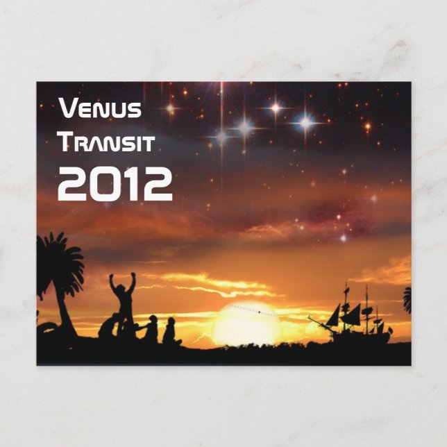 Venus Transit 2012 Postcard (Front)