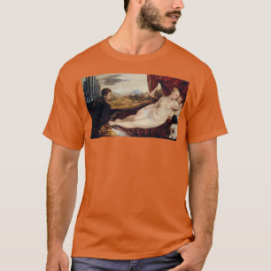 Venus with the Organ Player by Titian T-Shirt