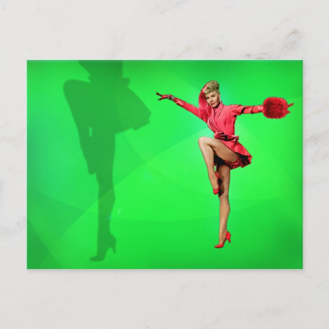 Vera-Ellen and her legs postcard (Front)