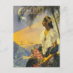 Veracruz Mexico vintage travel Postcard