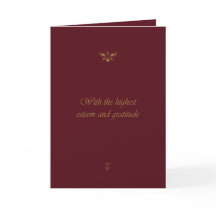 VerAlion | Burgundy & Gold Luxury Folded wedding