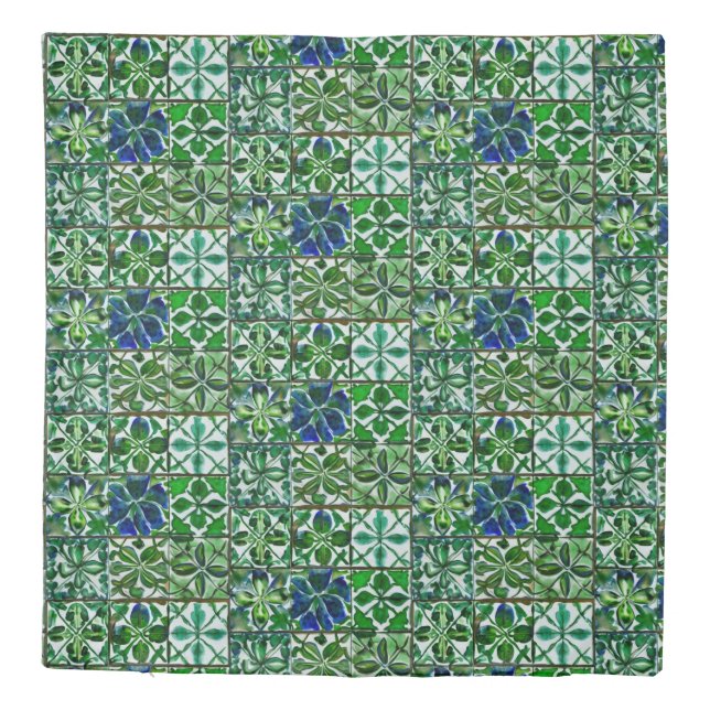Veranda Verde  Duvet Cover (Back)