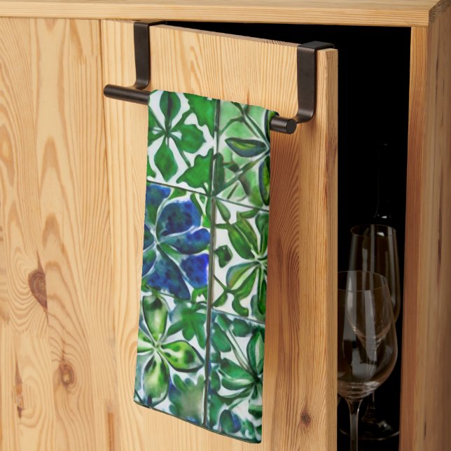 Veranda Verde  Kitchen Towel (Thirds Fold)