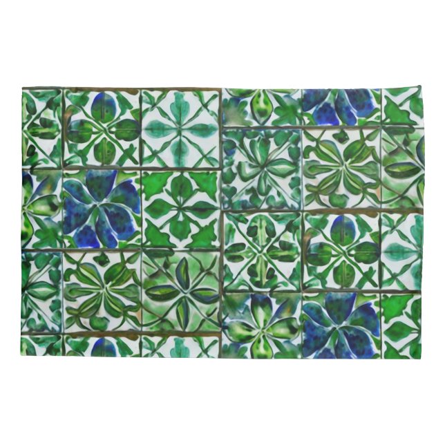 Veranda Verde  Pillow Case (Back)
