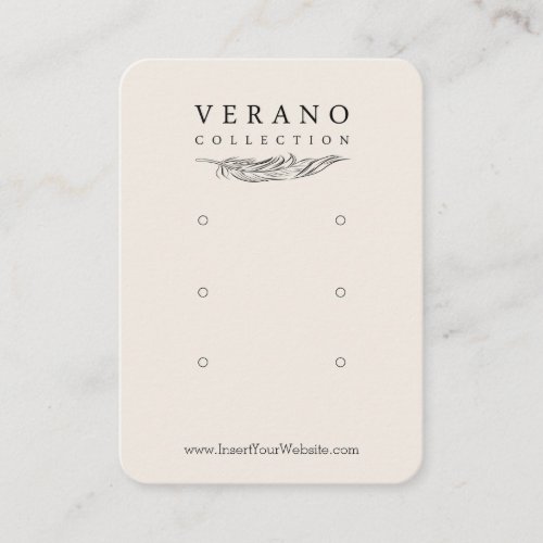 Verano Mighty Earring Multi Vertical Business Card