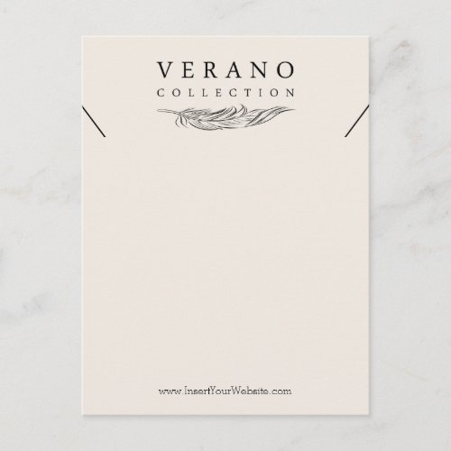 Verano XL Necklace Vertical Postcard