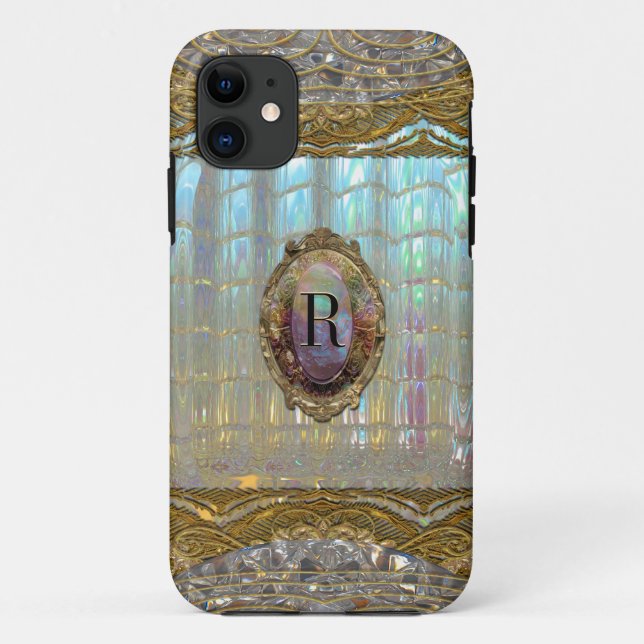Veraspeece Baroque Monogram Case-Mate iPhone Case (Back)