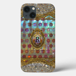 Veraspolka Baroque Monogram iPhone 13 Case