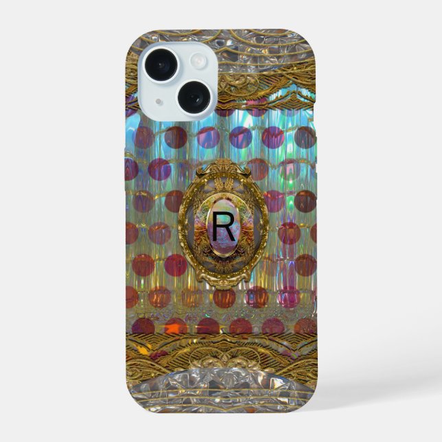 Veraspolka Baroque Monogram Iphone Case (Back)