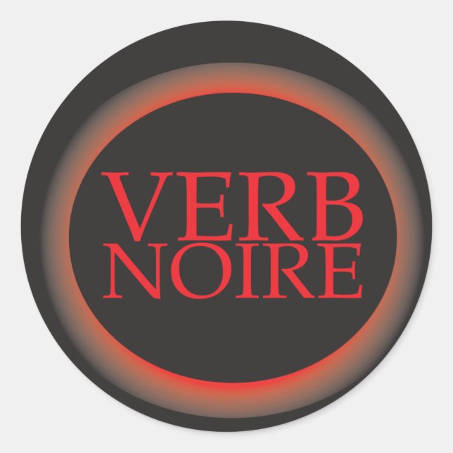 Verb_Noire Sticker (Front)