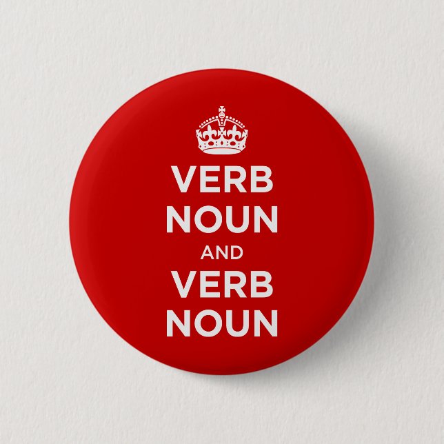 Verb Noun and Verb Noun Button (Front)