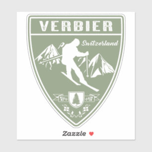 Verbier Switzerland Sticker