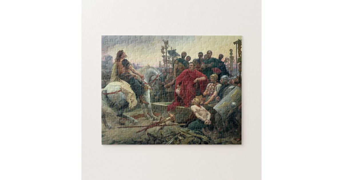 Vercingetorix and Julius Caesar Jigsaw Puzzle Zazzle
