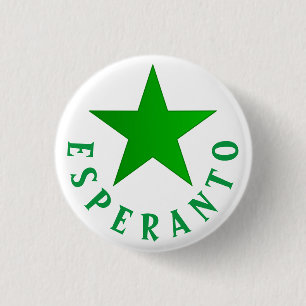 Verda Stelo (Esperanto Star) Button