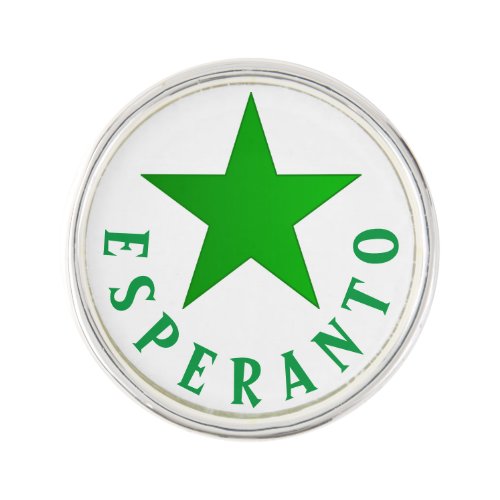 Verda Stelo Esperanto Star Lapel Pin