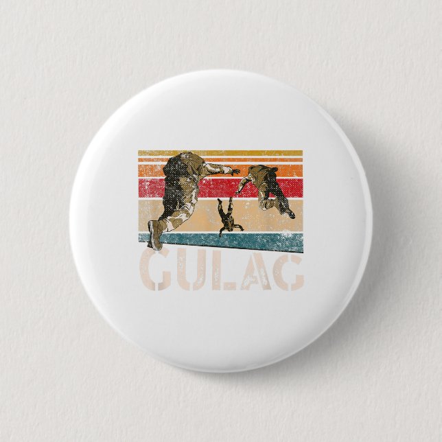 Verdansk Warzone Gulag Gaming Multiplayer Video Ga Button (Front)