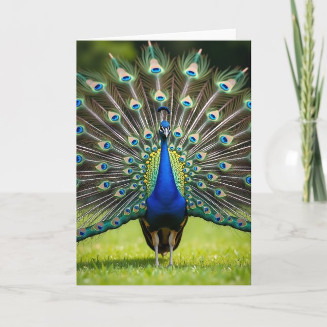 Verdant Avian Fathers Day Card (Front)