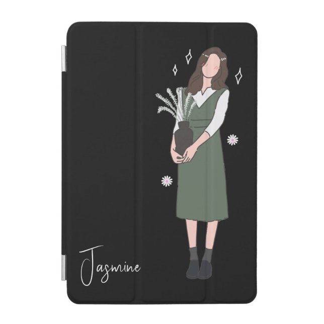 Verdant Blossom Customizable iPad Mini Cover (Front)