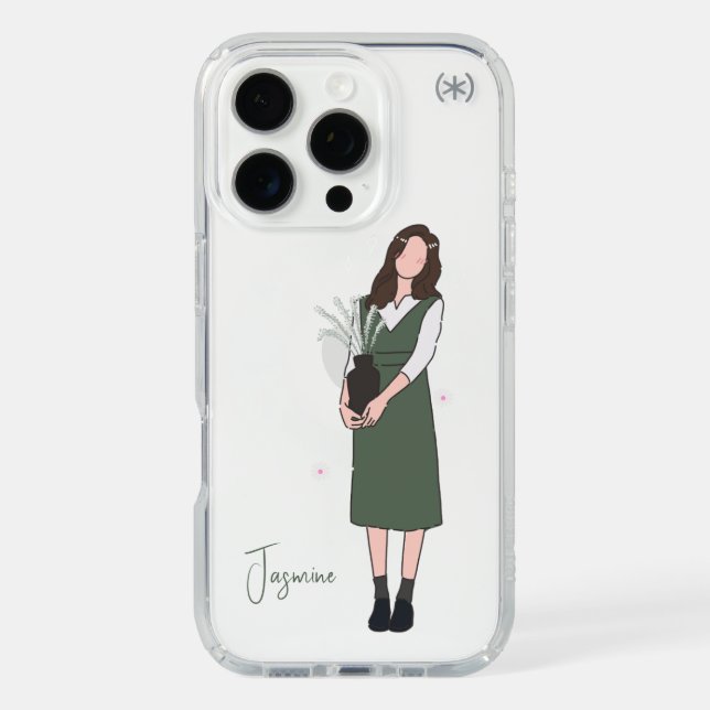 Verdant Blossom Customizable Speck iPhone Case (Front)