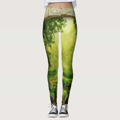 Verdant Bridge Green Atmosphere Legging