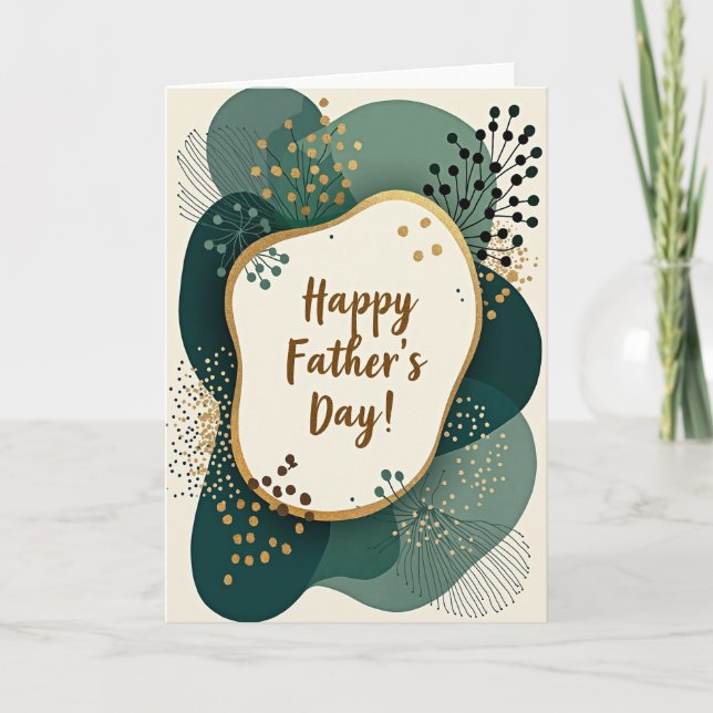 Verdant Fathers Day Art Card (Front)
