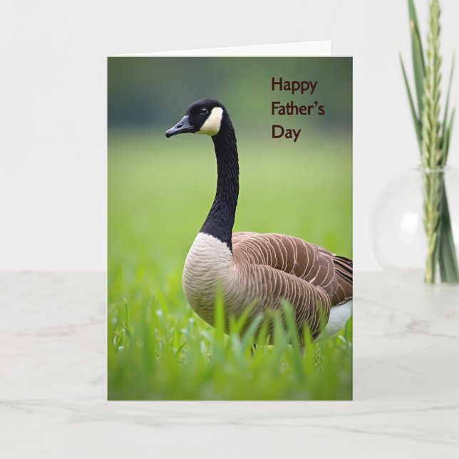 Verdant Fathers Day Bird Card (Front)