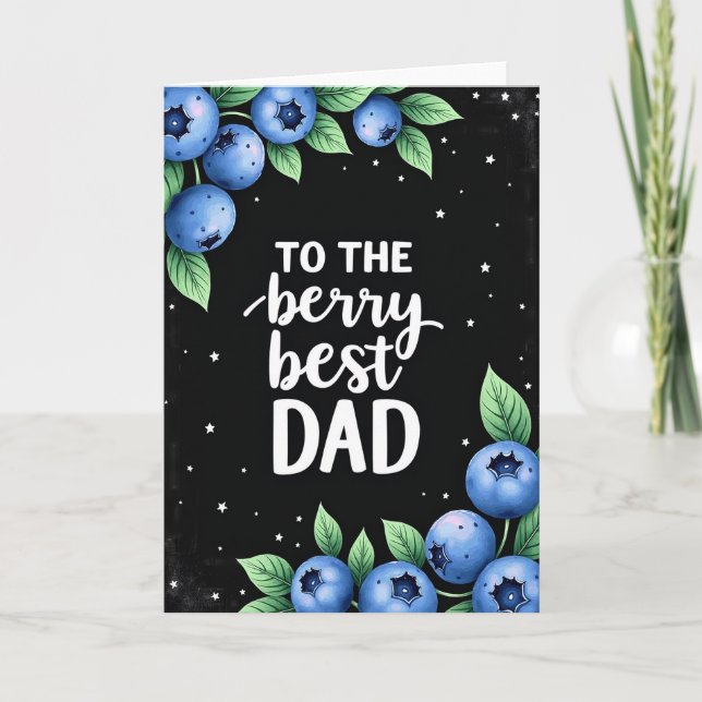 Verdant Fathers Day Scene Card (Front)