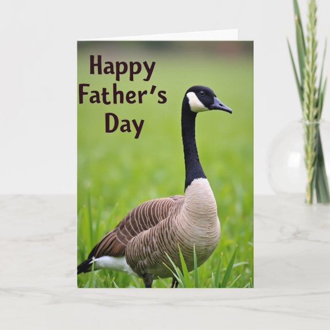 Verdant Fathers Day Waterfowl Card (Front)