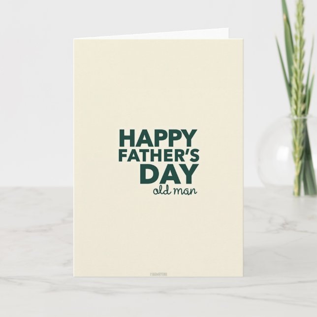Verdant Fathers Day Wish Card (Front)