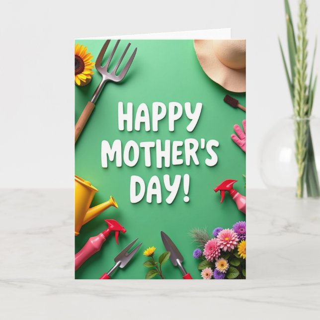 Verdant Happy Mothers Day Card (Front)
