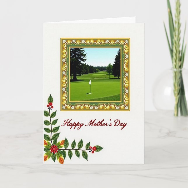 Verdant Mother Day Scene Card (Front)