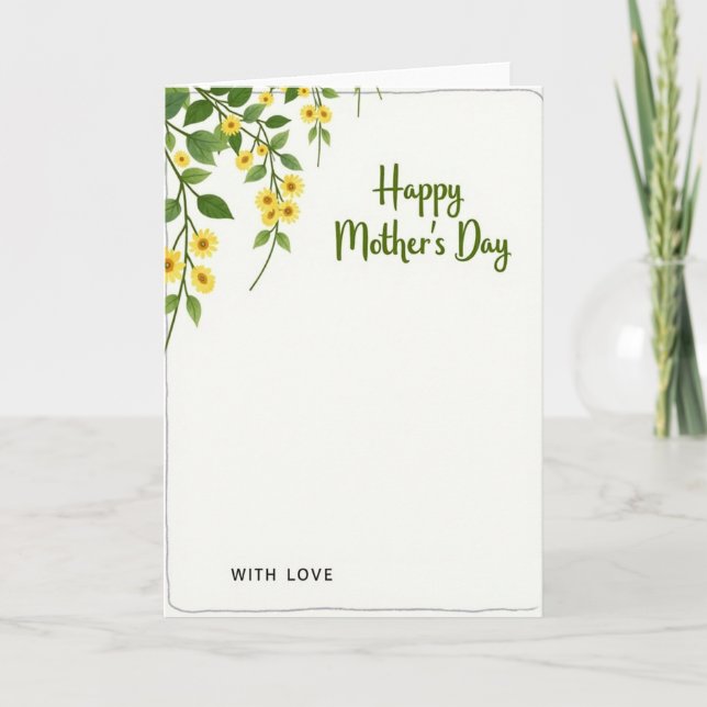 Verdant Mothers Day Card (Front)