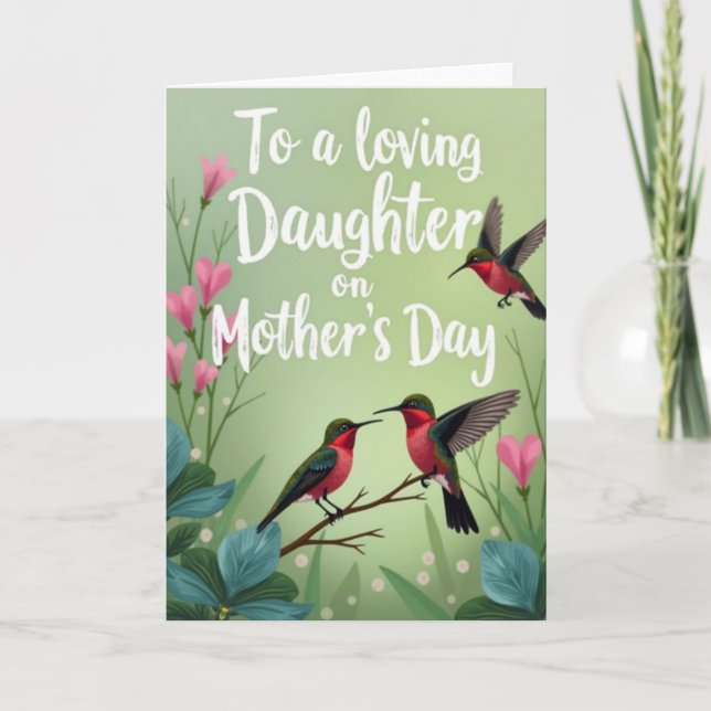 Verdant Mothers Day Daughter Card (Front)
