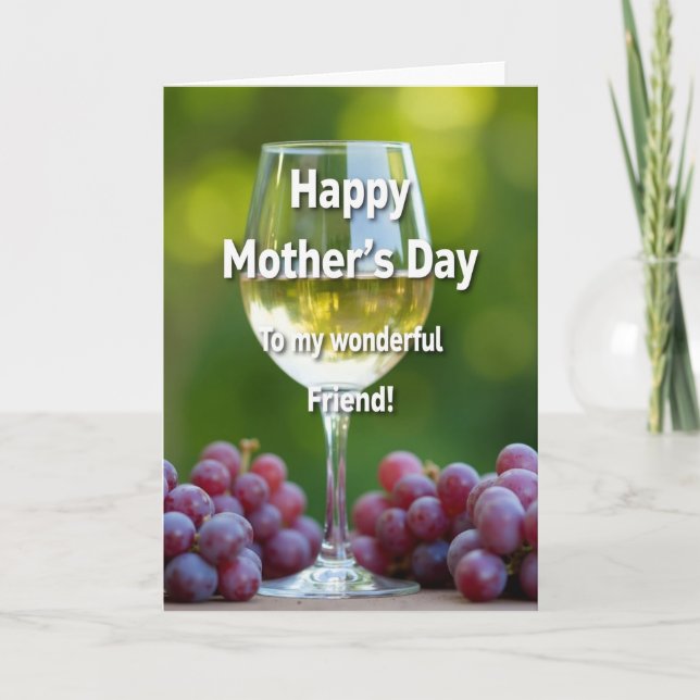 Verdant Mothers Day Friend Card (Front)