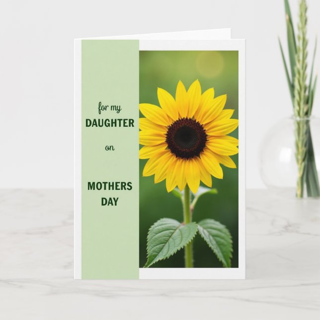 Verdant Mothers Day Greeting Card (Front)