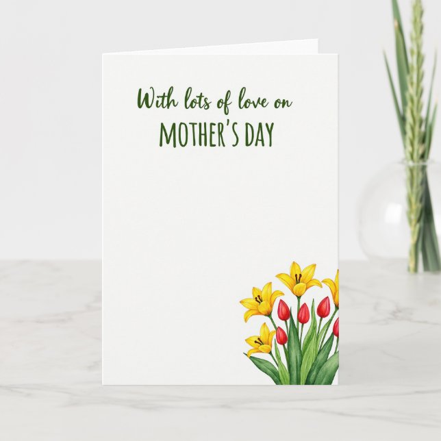 Verdant Mothers Day Love Card (Front)