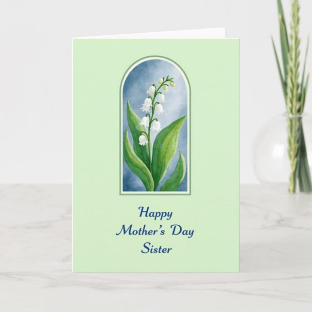 Verdant Mothers Day Scene Card (Front)