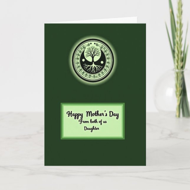 Verdant Mothers Day Tree Card (Front)