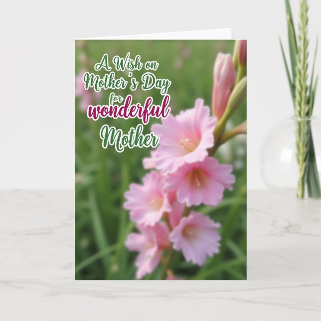 Verdant Mothers Day Wish Card (Front)