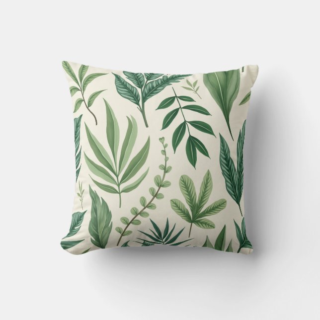 Verdant Retreat Decorative Cushion (Front)