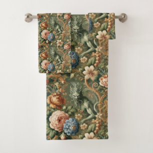 Verdant’s Wrath – Gothic Victorian  Bath Towel Set