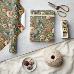 Verdant’s Wrath – Mythic Floral Design Wrapping Paper