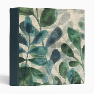 Verdant Sophistication - Tropical Leaves 3 Ring Binder
