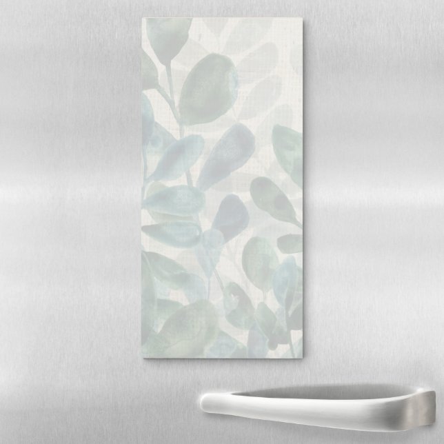 Verdant Sophistication - Tropical Leaves Magnetic Notepad (In Situ)